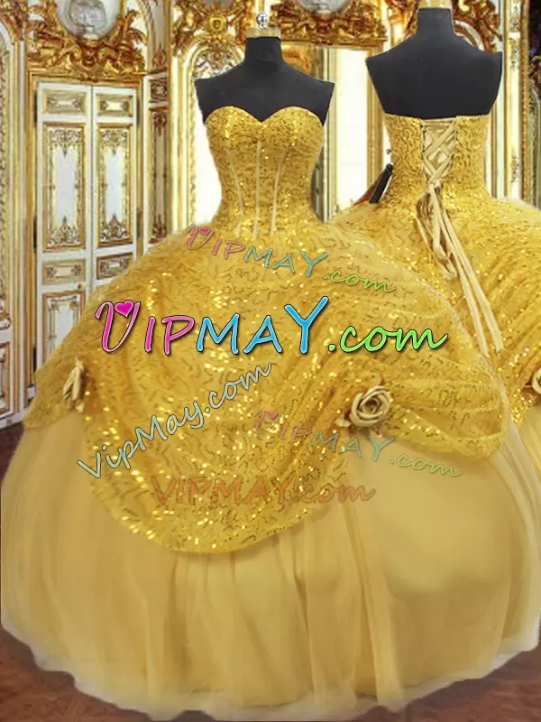 cheap quinceanera dress,gold quinceanera dress