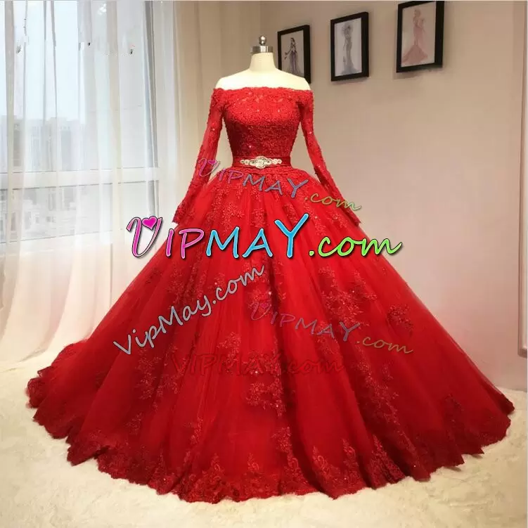 red quinceanera dresses
